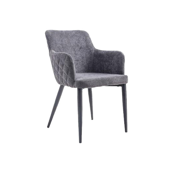 Sillón Fendi Tela - Gris / Negro