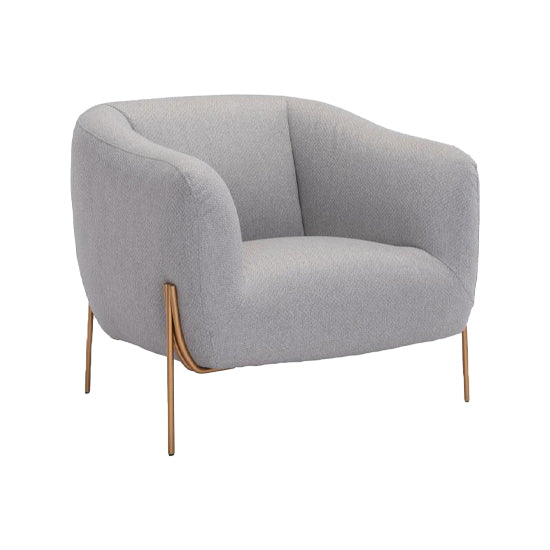 Sillon Micaela - Gris/Oro