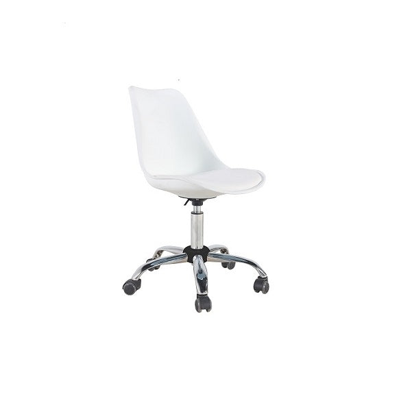 Silla New Office 3 - Blanco / Plata