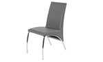 Silla Piel Vip Gris Lisa - Gris