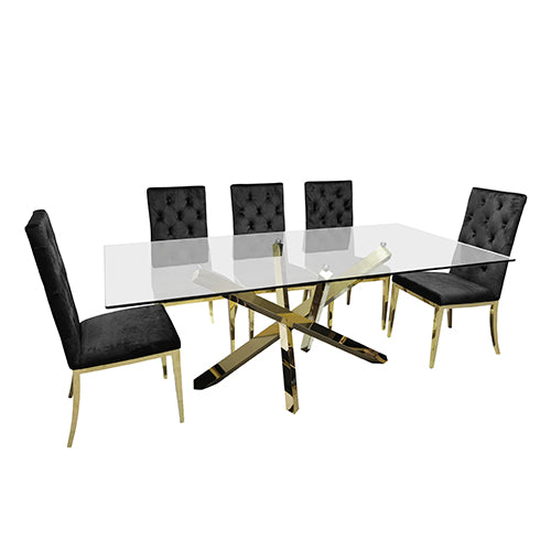 Mesa de Comedor Fedora - Dorado