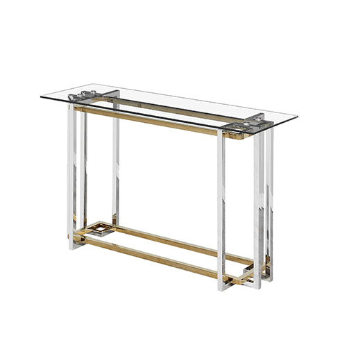 Credenza Franka - Dorado y Plateado