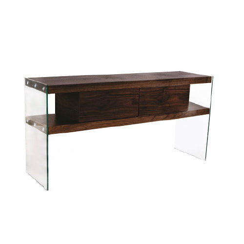 Credenza Clark 2 Cajones - Nogal