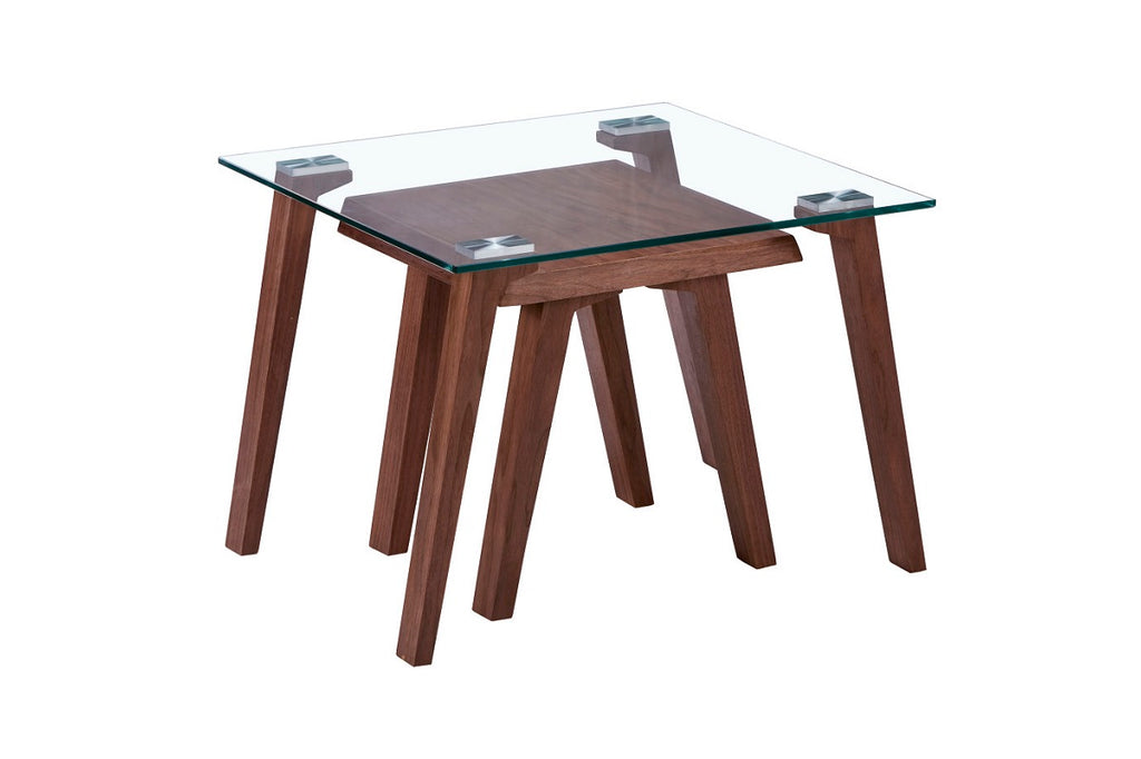 Mesa Lateral Jeffrey - Nogal