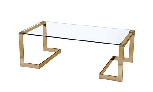 Mesa De Centro Clau Gold - Dorado