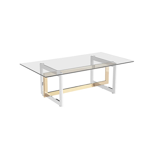 Mesa de Centro Olga - Dorado y Plateado