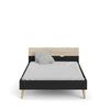 Cama Kiel - Roble sonoma y negro