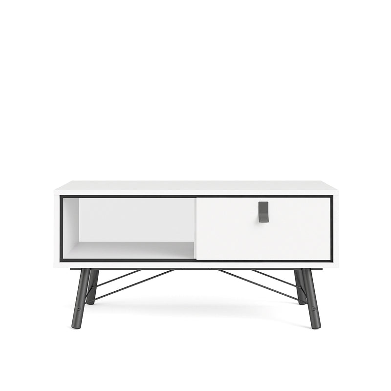 Mesa de centro Odder - Blanco y negro