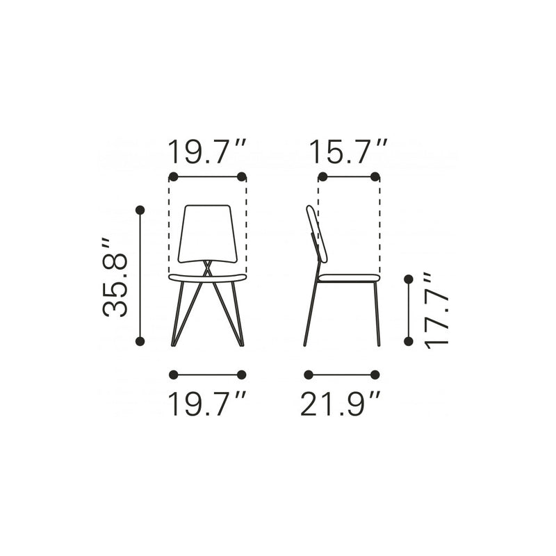 Silla Chloe - Gris