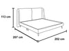 Cama Queen Size Trenton - Amarillo