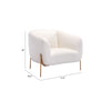 Sillon Micaela - Marfil/Oro