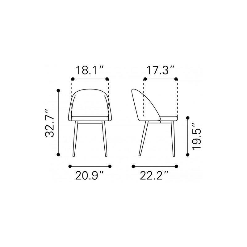 Silla  Cozy - Gris