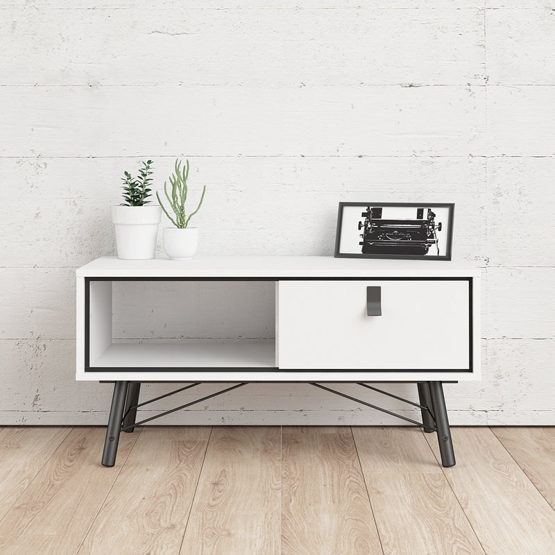 Mesa de centro Odder - Blanco y negro