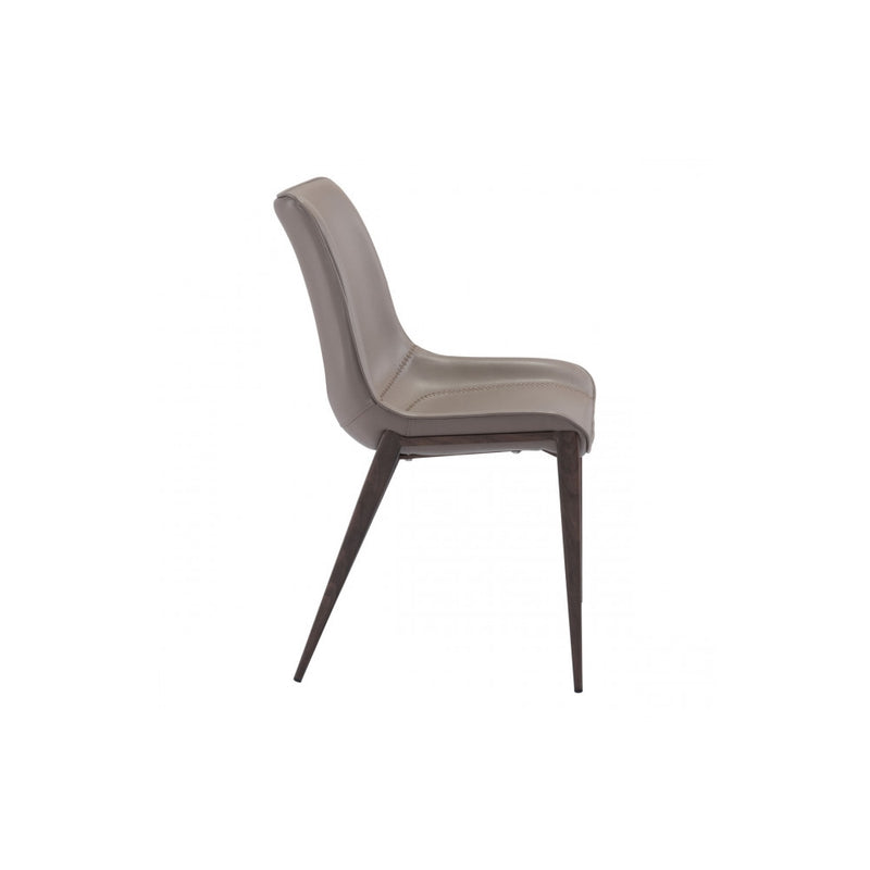 Silla  Magnus - Gris/Nuez