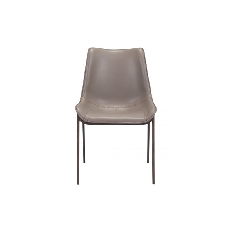 Silla  Magnus - Gris/Nuez