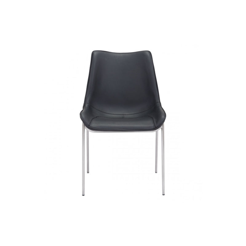 Silla  Magnus - Negro/Acero