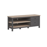 Mesa para tv Ballerup - Gris y roble