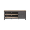 Mesa para tv Ballerup - Gris y roble