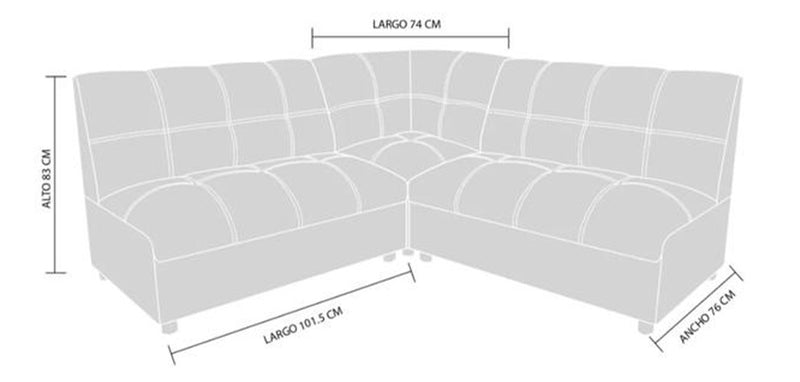 Sala Modelo Italia 2 2 E - Varios Colores