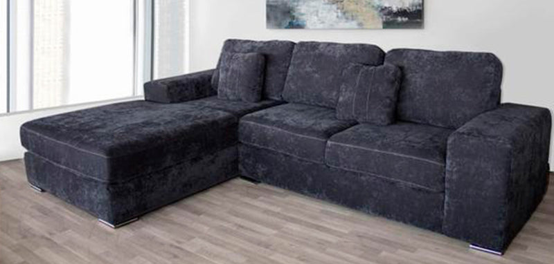 Sala Modelo Palermo Chaise Longue - Negro