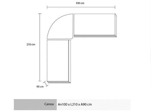 Sala Modular Modelo Napoles 2 2 E - Shedron