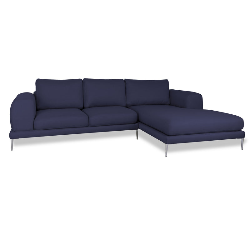 Sofa escuadra derecho Skara - Azul
