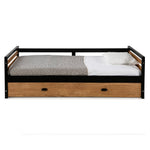 Cama Canguro Duplex Heby - Negro y cera