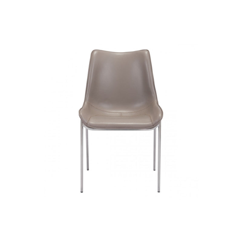 Silla  Magnus - Gris/Acero